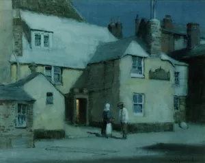 The Sloop Inn, St.Ives, Cornwall by Albert Moulton Foweraker Oil Painting