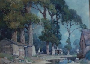 Untitled by Albert Moulton Foweraker Oil Painting