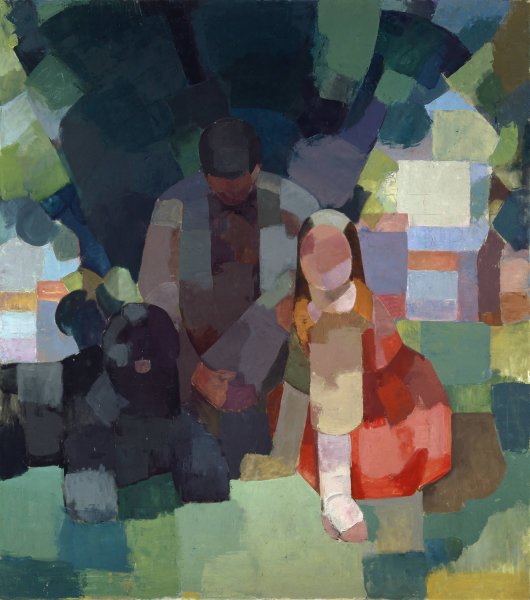 Main Product Photo of Rest Outdoors  Painting by Albert Muller