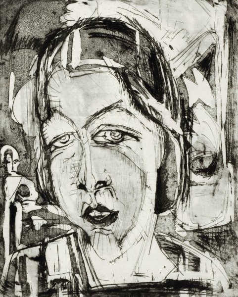 Main Product Photo of Ursulina II  Painting by Albert Muller