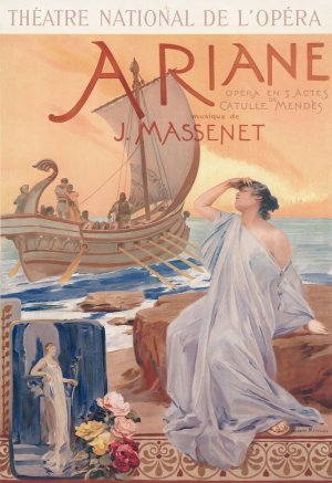Ariane by Albert Pierre-Rene Maignan Oil Painting