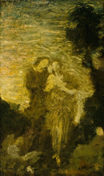 Florizel and Perdita  by Albert Pinkham Ryder - Hand-Painted Oil Painting Reproduction