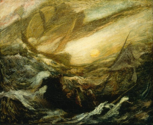 Flying Dutchman  by Albert Pinkham Ryder - Hand-Painted Oil Painting Reproduction