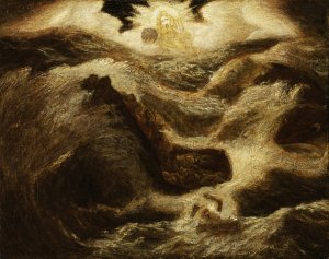 Jonah Oil painting by Albert Pinkham Ryder