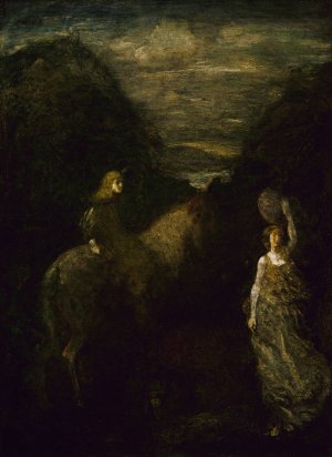 King Cophetua and the Beggar Maid by Albert Pinkham Ryder Oil Painting