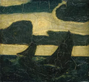 Moonlight Marine by Albert Pinkham Ryder Oil Painting