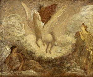 Pegasus Departing by Albert Pinkham Ryder Oil Painting