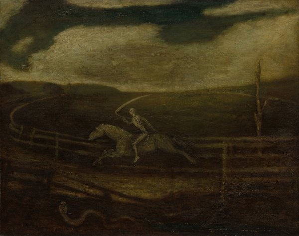 The Race Track  by Albert Pinkham Ryder - Hand-Painted Oil Painting Reproduction