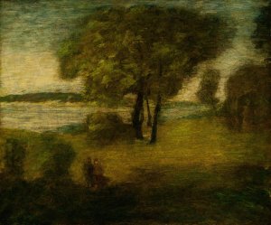 The River by Albert Pinkham Ryder Oil Painting