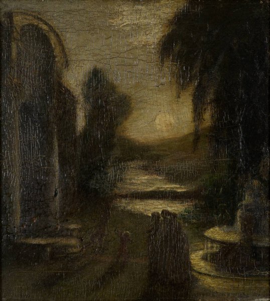 The Temple of the Mind by Albert Pinkham Ryder - Hand-Painted Oil Painting Reproduction