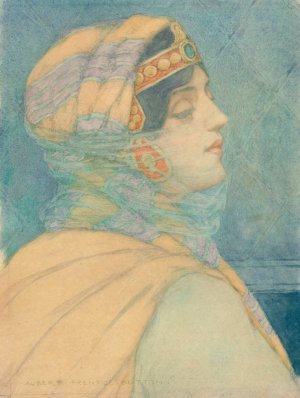 Woman of the East Oil painting by Albert Prentice Button