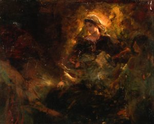Vision by Albert Ritzberger Oil Painting