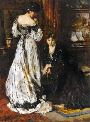 Toekomst Dromen Oil painting by Albert Roelofs