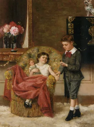 The Young Doctor by Albert Roosenboom Oil Painting