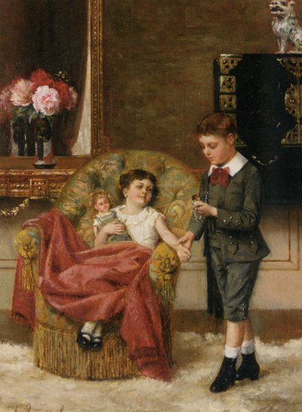 The Young Doctor by Albert Roosenboom - Hand-Painted Oil Painting Reproduction