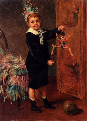 The Young Entertainer painting by Albert Roosenboom