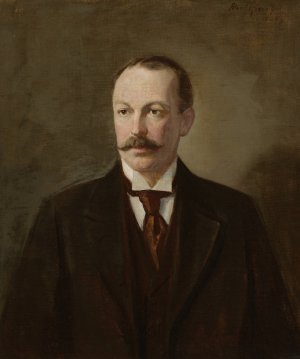 Richard Alexander F. Penrose Jr. by Albert Rosenthal Oil Painting