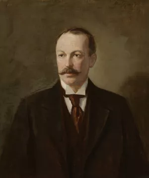 Richard Alexander F. Penrose Jr. by Albert Rosenthal Oil Painting