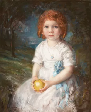 Olivia Oil painting by Albert Sterner