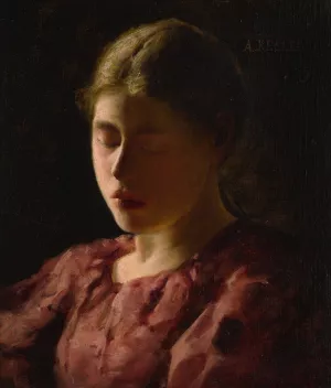 Melancholy by Albert Von Keller Oil Painting