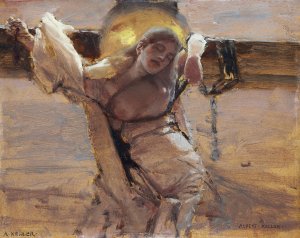 The Martyr by Albert Von Keller Oil Painting