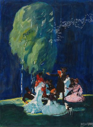 Im Park by Albert Weisgerber Oil Painting