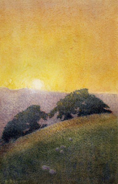 Alba by Alberto Bonomi - Hand-Painted Oil Painting Reproduction