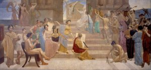 Aphotheosis of Peace by Alberto Fuster Oil Painting