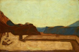Am Kalvarienberg In Bozen by Albin Egger Lienz Oil Painting