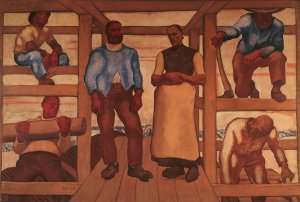Das Leben by Albin Egger Lienz Oil Painting