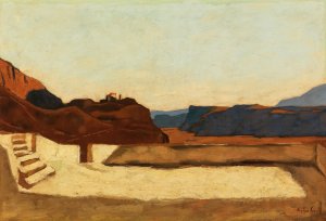 Kalvarienberg bei Bozen by Albin Egger Lienz Oil Painting