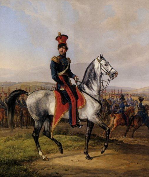 Alexander, Duke of Wurttemberg by Albrecht Adam - Hand-Painted Oil Painting Reproduction