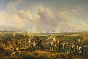 Die Schlacht bei Szeged by Albrecht Adam Oil Painting