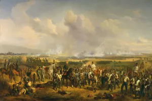 Die Schlacht bei Szeged by Albrecht Adam Oil Painting