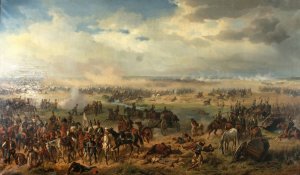 Die Schlacht bei Temesvar by Albrecht Adam Oil Painting