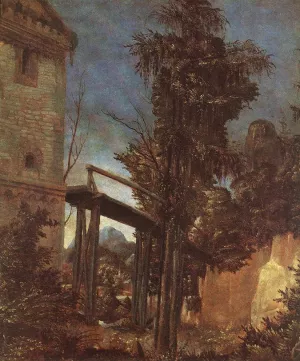 Landscape with Path painting by Albrecht Altdorfer