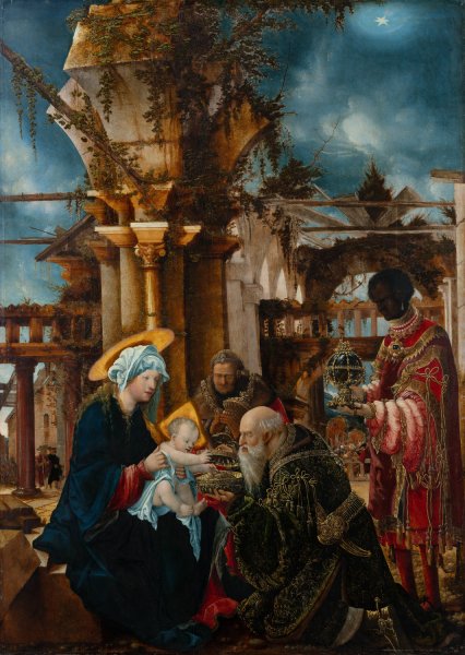 The Adoration of the Magi  by Albrecht Altdorfer - Hand-Painted Oil Painting Reproduction