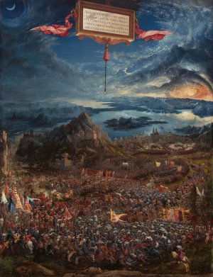 The Battle of Alexander at Issus by Albrecht Altdorfer Oil Painting