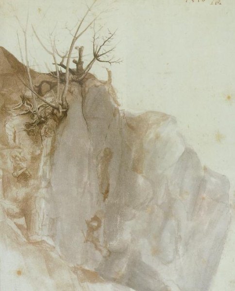 Main Product Photo of A Quarry Painting by Albrecht Duerer