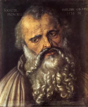 Apostle Philip Oil painting by Albrecht Duerer