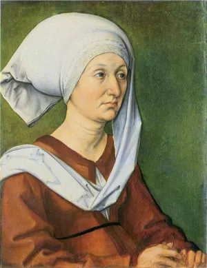 Barbara Durer painting by Albrecht Duerer