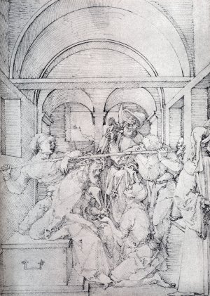 Christ Crowned With Thorns by Albrecht Duerer Oil Painting