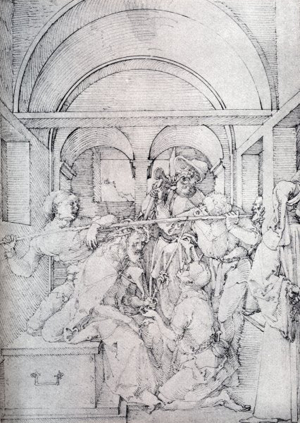 Main Product Photo of Christ Crowned With Thorns Painting by Albrecht Duerer
