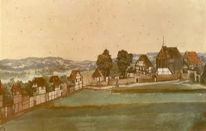 Church of St John Oil painting by Albrecht Duerer