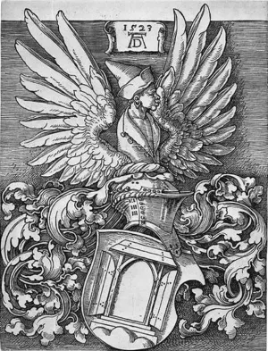 Coat of Arms of the Durer Family painting by Albrecht Duerer