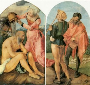 Jabach Altarpiece: Job Castigated by His Wife