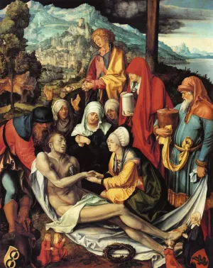 Lamentation for Christ by Albrecht Duerer Oil Painting
