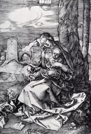Madonna With The Pear Oil painting by Albrecht Duerer