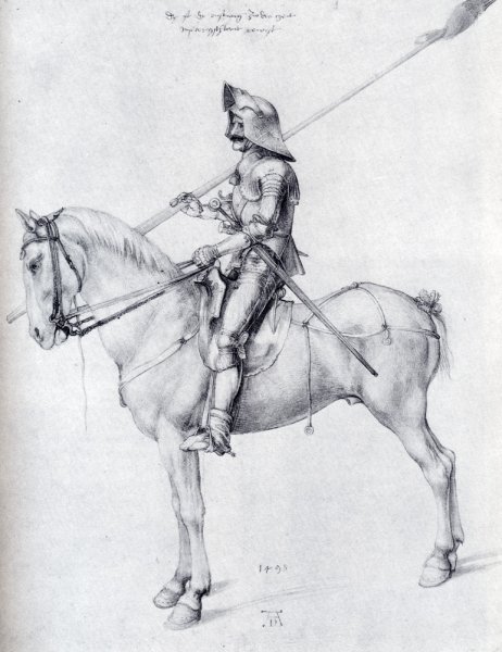 Man In Armor On Horseback