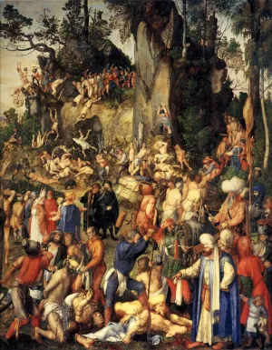 Matyrdom of the Ten Thousand Oil painting by Albrecht Duerer